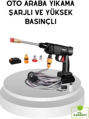 Genel Tedarik Taşınabilir Akülü Araba Yıkama Makinesi 1.7 Mpa Basınçlı ve Ergonomik Tasarımlı