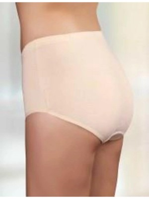 Şahinler, 6'lı Paket Kadın Yüksek Bel Ribana Bato Külot %100 Pamuk