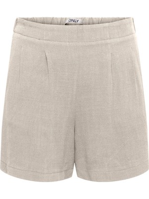 Only Onlsıesta Hw Sımple Lınen Bl Shorts Pnt Kadın Gri Şort - 15370395