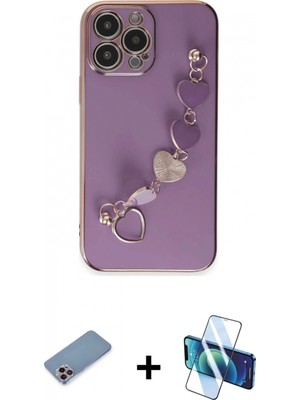 Pileli Store Pilelistore™ iPhone 13 Pro Kılıf Nova Işık Prime - Siyah 3D Antistatik Seramik Nano Ekran Koruyucu + Shine Kamera Lens Koruma Cam - Pe
