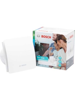 Bosch 1500 DH WV 100 Duvar Tipi Aksiyal Banyo Fanı Sensörlü Zaman Ayarlı 100 mm