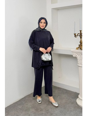 Mihran Butik Liora Model Ithal Pike Kumaş Cep Detaylı Kadın Takım