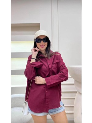 Durmaz Kadın Keten Gömlek Yazlık Oversize Gömlek Yeni Sezon