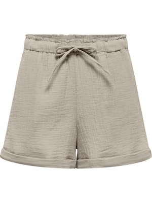 Only Onlthyra Short Strıng Shorts Cs Wvn Kadın Gri Şort - 15373387