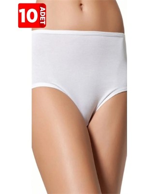 Tutku 10'lu Paket %100 Pamuk Ince Lastik Bato Külot