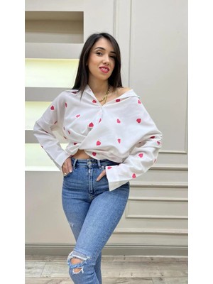 Durmaz Kadın Oversize Keten Gömlek Yeni Sezon Yazlık Keten Gömlek