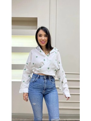 Durmaz Kopya - Kadın Oversize Keten Gömlek Yeni Sezon Yazlık Keten Gömlek