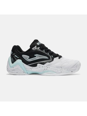 Joma TSELS2621AC Set Lady Sert Kort Kadın Tenis Ayakkabısı Beyaz/siyah