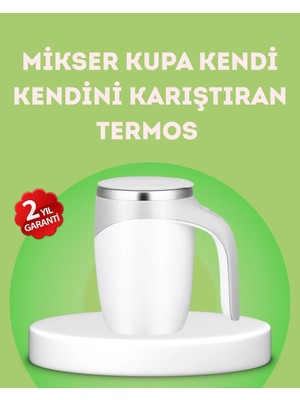 Astraltech Elektrikli Otomatik Karıştırıcı Kupa – 304 Paslanmaz, USB Şarjlı, Taşınabilir