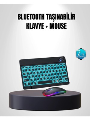 Genel Tedarik Türkçe Q Klavye Rgb Işıklı Ergonomik Tasarımlı