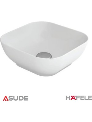 Hafele Lotus S Lavabo,parlak BEYAZ,380X380MM