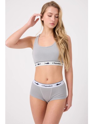 Athleshorts™ Yüksek Bel Kadın Kısa Boxer Şort
