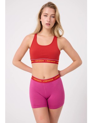L'espadon ATHLESHORTS™ Esnek Belli Kadın Uzun Boxer Şort