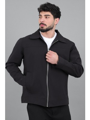 Stil Kombin Yakalı Fermuarlı Mevsimlik Mont Pldp 3033_60390