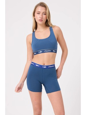 Athleshorts™ Yüksek Bel Kadın Uzun Boxer Şort