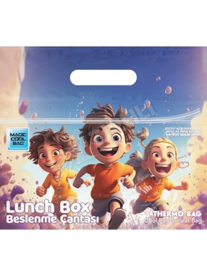 4 Adet Magic Cool Bag Lunch Beslenme Çantası