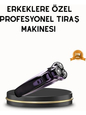 Genel Tedarik Kompakt Şarjlı Saç Sakal Tıraş Makinesi Kuru Kullanım Özellikli