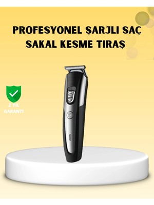 Genel Tedarik Profesyonel Saç ve Sakal Kesme Tıraş Makinesi Kablosuz Ergonomik Tasarım