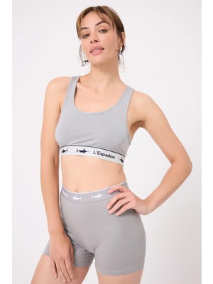 L'espadon ATHLESHORTS™ Esnek Belli Kadın Uzun Boxer Şort