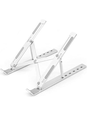 ART3 Alüminyum Ayarlanabilir Laptop Standı - 6 Kademeli Katlanabilir Ergonomik Notebook Yükseltici