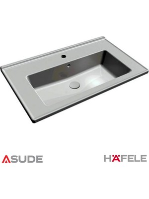 Hafele Leonıs 80 Lavabo,parlak BEYAZ,800X465