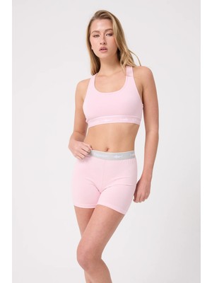 Athleshorts™ Yüksek Bel Kadın Uzun Boxer Şort