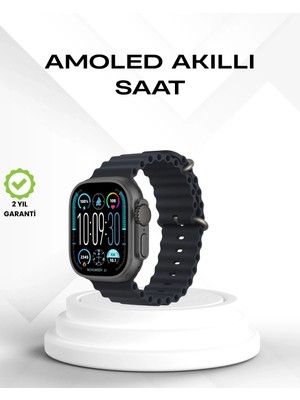 Genel Tedarik Amoled Akıllı Saat Bluetooth Arama Su Geçirmez