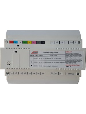 AUDIO Ekonomik Görüntüsüz Diafon Santralı Es 102