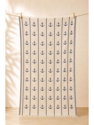 Ege Cotton Çapa Desenli Peştemal Havlu 90 x 160 cm Çift Taraflı