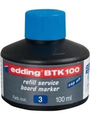 Düzey Edding Btk 100 Tahta Kalem Mürekkebi Mavi 100 ml