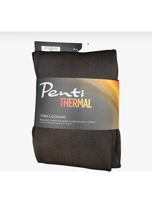 Penti Termal Ince Görünümlü Içi Polarlı Külotlu Çorap