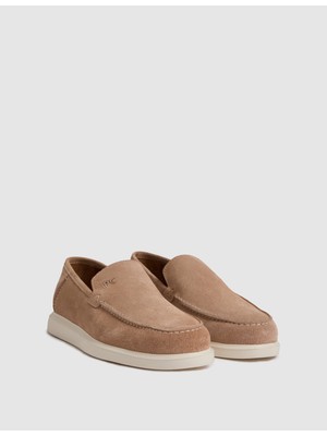 Pierre Cardin Erkek Bej Süet Loafer Ayakkabı 50323962-VR011