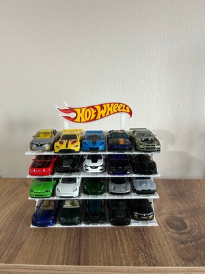 Hot Wheels Uyumlu 20 Araçlık Oyuncak Araba Standı (1/64)