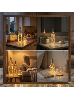 Tek-İş Şişe Içi LED Işık 145 cm Peri LED Aydınlatma Şişe