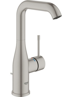Grohe 24174DC1 Essence Tek Kumandalı Lavabo Bataryası, Large Boyut, Sifon Kumandalı,paslanmaz Çelik
