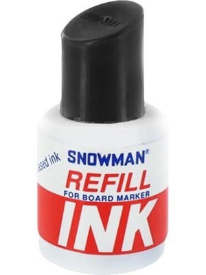 Düzey Snowman Beyaz Tahta Kalem Mürekkebi 30 cc Siyah