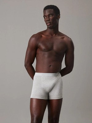 Calvin Klein Erkek Trunk Boxer Seti 3'lü Renkli Pamuklu Esnek Tasarım Konforlu Kullanım