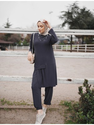 BURİSLA MODA VE AKSESUAR Sandy Desa Ikili Takım Antrasit