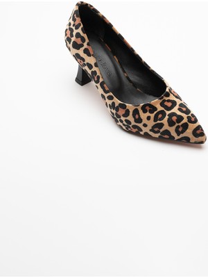 Sister In Love Shoes Charlotte Leopar Desenli Stiletto