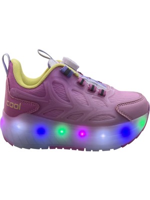 Orijinal Cool Kids Wheel Ortopedik Işıklı Akıllı Bağcıklı Patenli Çocuk Spor Ayakkabı
