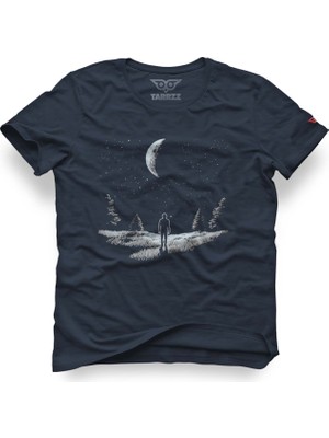 Tarrzzcom Unisex Tasarım Tshirt Gece ve Yıldızlar