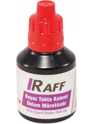 Raff Yazı Tahtası Kalem Mürekkebi -Kırmızı 30 cc