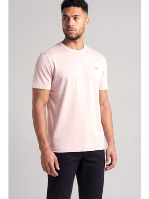 Paul & Shark Erkek Dokuma Kumaş Düz Bisiklet Yaka Kahverengi T-Shirt 25411026SMA-155