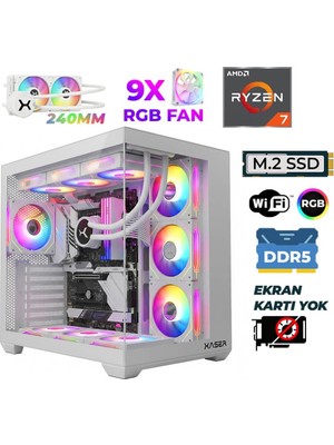 Xaser Raze X240 Ryzen 7 9800X3D 16GB Ddr5 Ram 1tb M.2 Nvme SSD Sıvı Soğutmalı Hazır Tavsiye Sistem