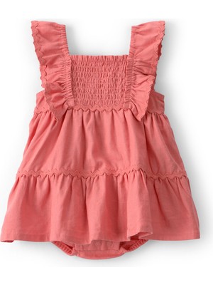 Carter's Kız Bebek Bodyli Elbise 3 Ay-24 Ay Pembe