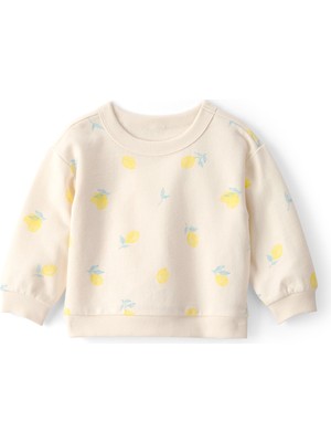 Carter's Kız Bebek Sweatshirt 3 Ay-24 Ay Bej