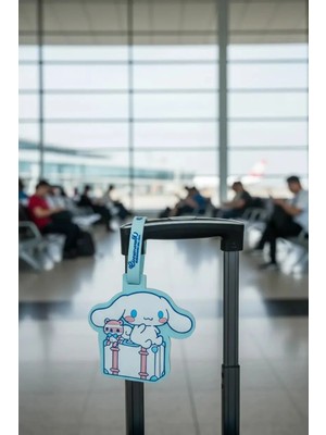 Miniso Sanrio Lisanslı Cinnamoroll Bagaj Etiketi – Pvc Valiz & Çanta Tanımlayıcı