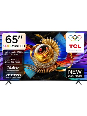 TCL 65Q7D Pro  65" 165 Ekran Uydu Alıcılı 4K Ultra HD Google Smart SQD Mini LED TV