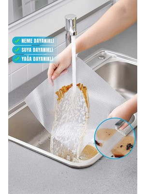 Hsc Bilişim Şeffaf Raflık Kaymaz Dolap Içi Çekmece Raf Örtüsü Kaydırmaz 45 cm x 3 Metre Koruyucu Ev Ürünü