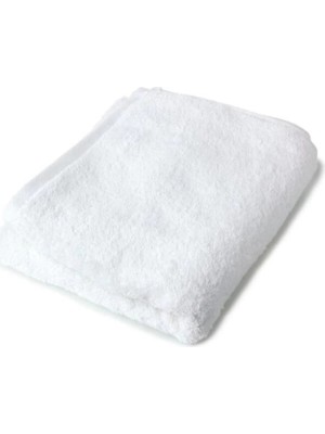Hsc Bilişim Nevresim Dünyası 600GR Otel Tipi 90X150 Banyo Havlusu Beyaz